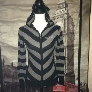 Guess sweater with hoodie